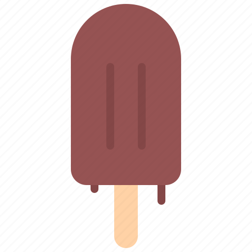 Chocolate, cream, dessert, ice, popsicle, shop, stick icon - Download on Iconfinder