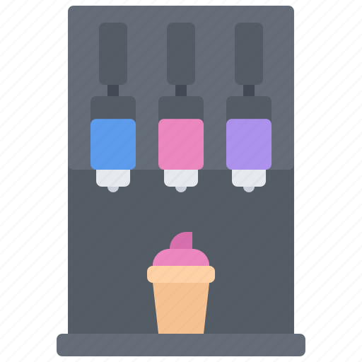 Cream, cup, dessert, ice, machine, shop, waffle icon - Download on Iconfinder