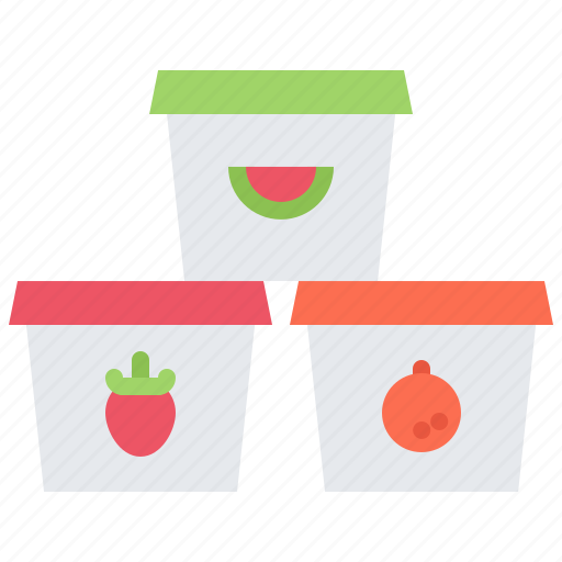 Cream, cup, dessert, fruit, ice, shop icon - Download on Iconfinder