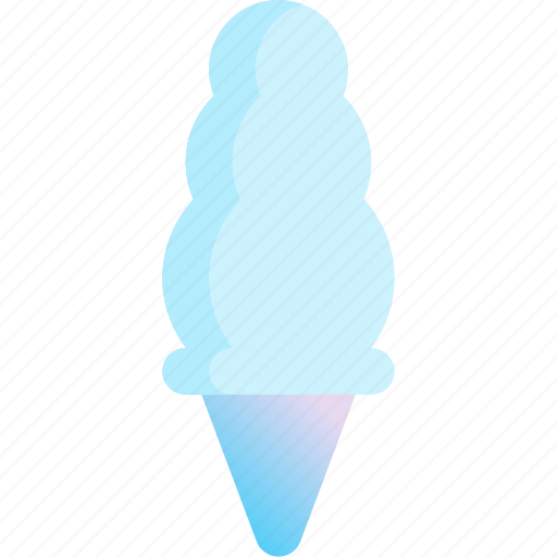 Cone, cream, ice, scoop, summer icon - Download on Iconfinder
