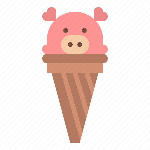 Cartoon, cone, dessert, ice cream icon - Download on Iconfinder