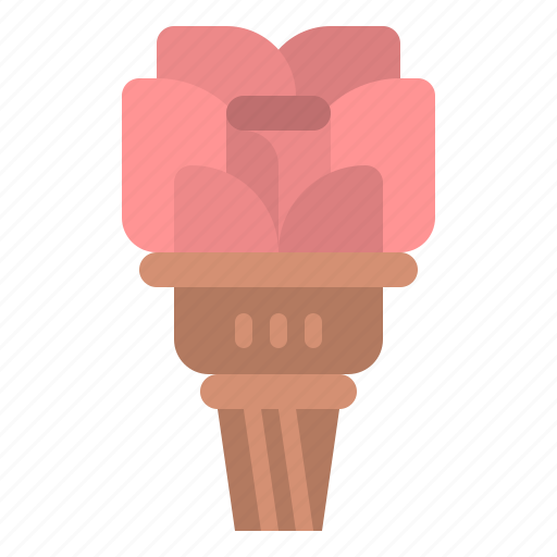 Cone, dessert, flower, ice cream icon - Download on Iconfinder