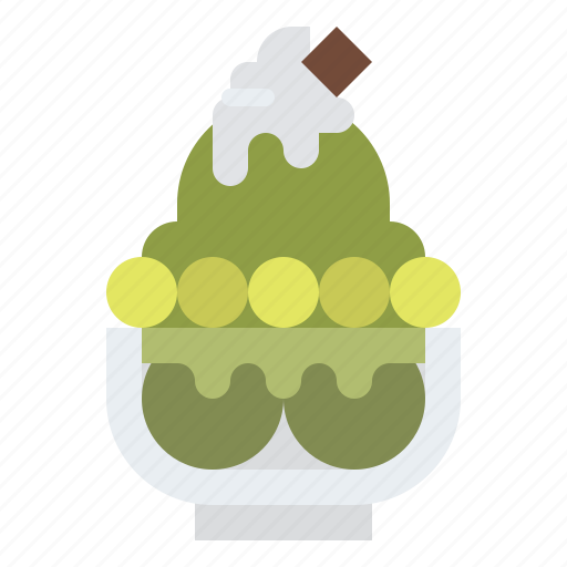 Dessert, ice cream, matcha, sunday icon - Download on Iconfinder