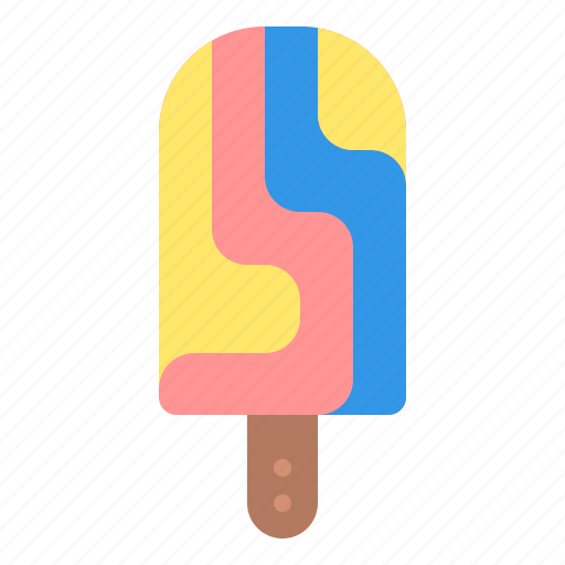Dessert, popsicle, rainbow, summer icon - Download on Iconfinder