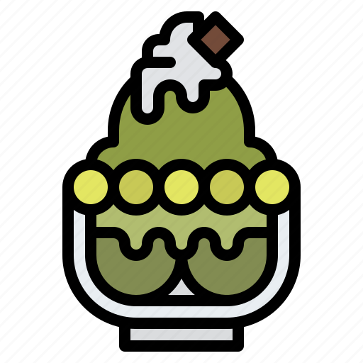 Dessert, ice cream, matcha, sunday icon - Download on Iconfinder