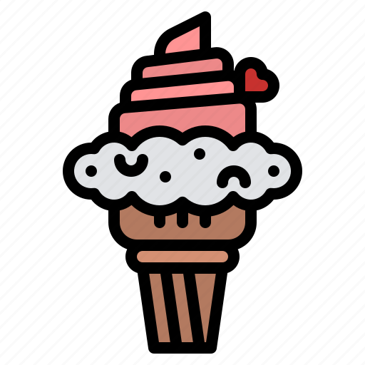 Cone, dessert, ice cream, summer icon - Download on Iconfinder