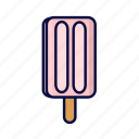 ice cream, ice lolly, pink, posicle