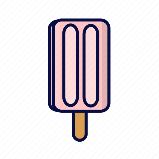 Ice cream, ice lolly, pink, posicle icon - Download on Iconfinder