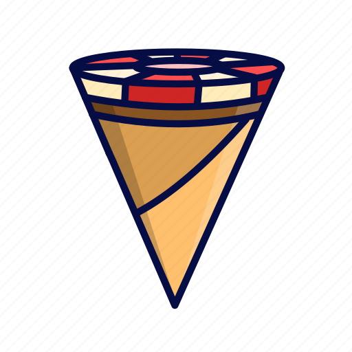 Cone, ice cream, ice lolly, popsicle icon - Download on Iconfinder