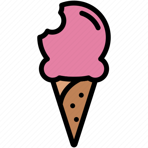 Ice, cone, dessert, sweet, cream icon - Download on Iconfinder