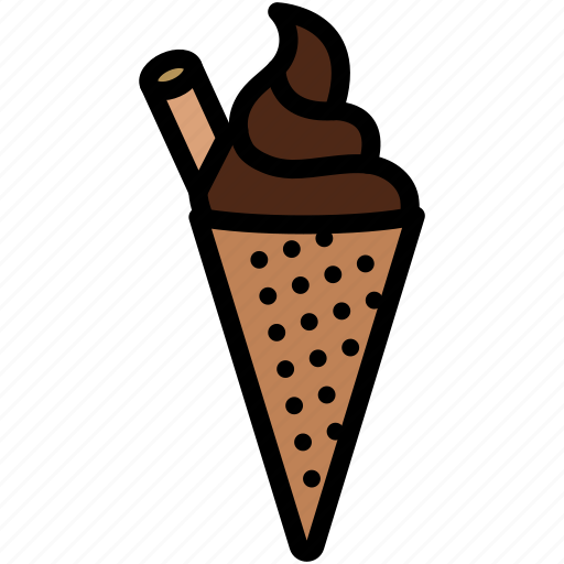 Ice, cone, dessert, sweet, cream icon - Download on Iconfinder