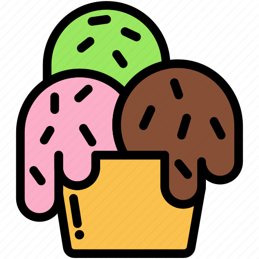 Ice, cream, dessert, cup, sweet icon - Download on Iconfinder