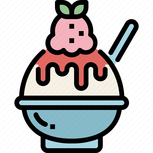 Bingsu, dessert, food, ice cream, summer, sweet icon - Download on Iconfinder