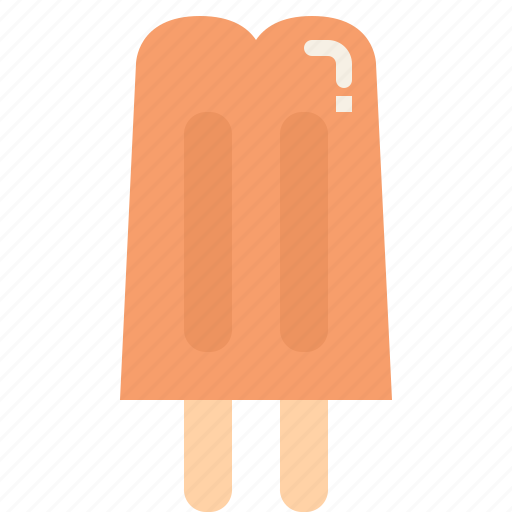 Dessert, double, food, ice cream, stick, summer, sweet icon - Download on Iconfinder