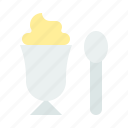 cup, frozen, ice cream, soft serve, sweets