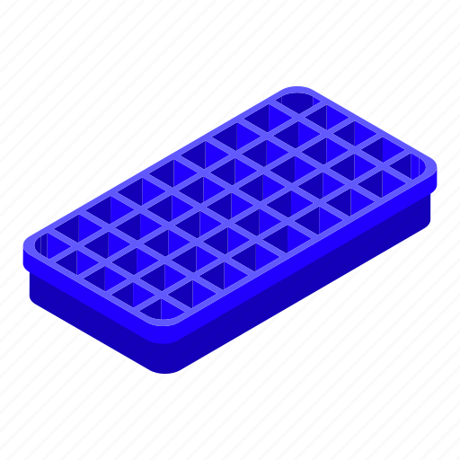 Big, ice, cube, tray, isometric icon - Download on Iconfinder