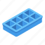 ice, cube, tray, cocktail, isometric 