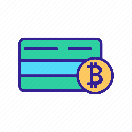 Bitcoin, crypto, cryptocurrency, currency, ico, line, money icon - Download on Iconfinder