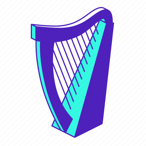 Harp, celtic, irish, music, instrument, st patricks day, ireland icon - Download on Iconfinder