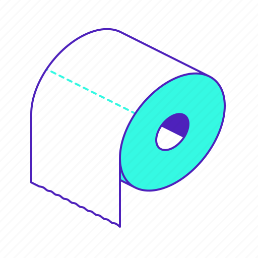 Toilet, paper, wc, bathroom, tissue, roll icon - Download on Iconfinder