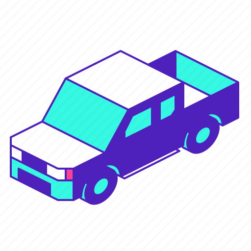 Pickup, truck, car, transportation, automobile icon - Download on Iconfinder