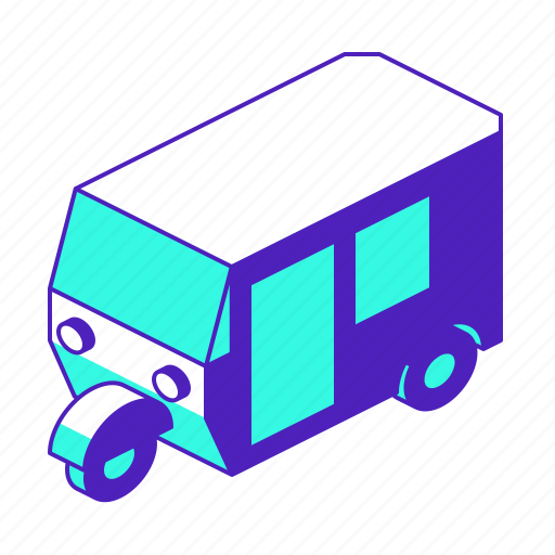 Rickshaw, bajaj, auto, transport, public icon - Download on Iconfinder