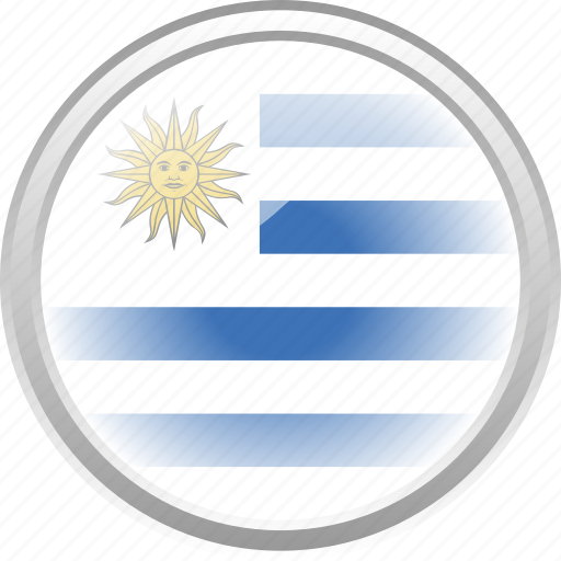 City, country uruguay, flag, flag uruguay, sun, uruguay icon - Download on Iconfinder