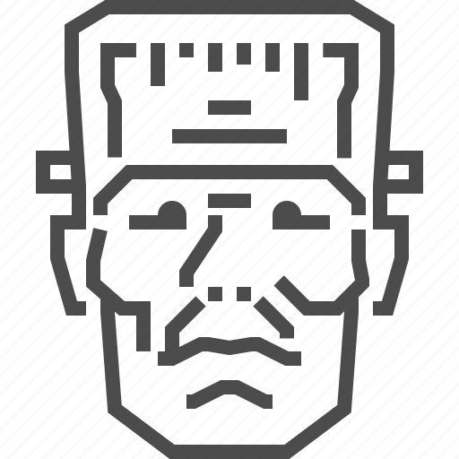 Frankenstein, portrait, face, fictional, character icon - Download on Iconfinder
