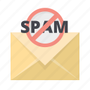 email, envelope, protection, spam, warning