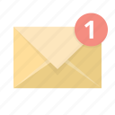 email, envelope, letter, notification