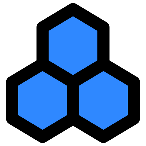 Three, hexagons icon - Free download on Iconfinder