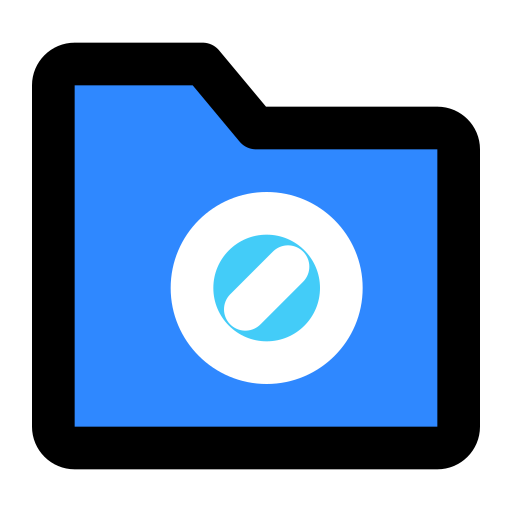 Folder, block icon - Free download on Iconfinder
