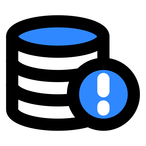 Database, alert icon - Free download on Iconfinder