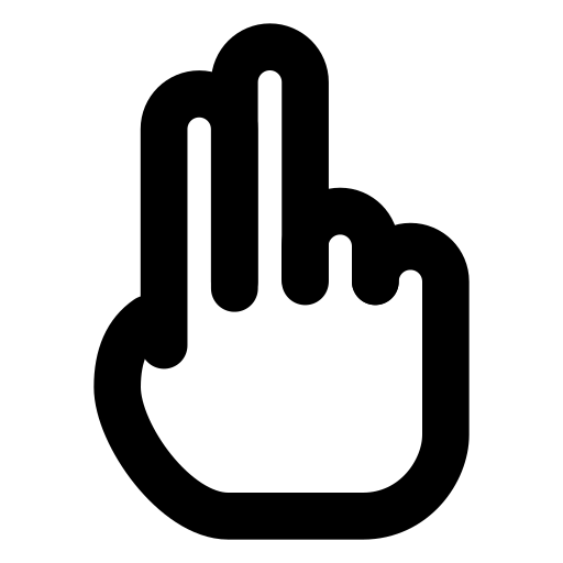 Two, fingers icon - Free download on Iconfinder