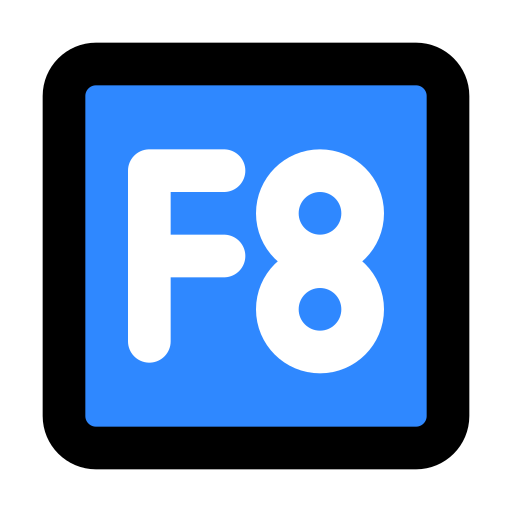 F, eight, key icon - Free download on Iconfinder