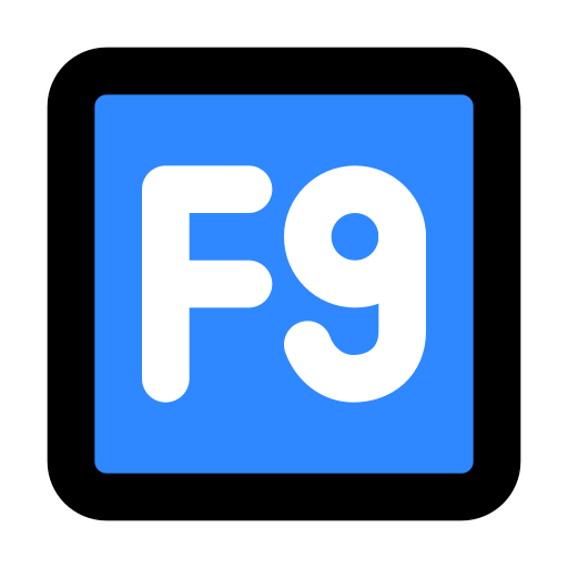 F, nine, key icon - Free download on Iconfinder