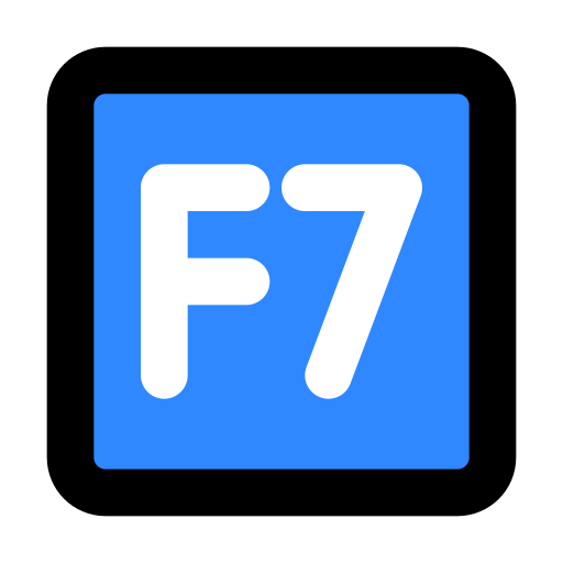 F, seven, key icon - Free download on Iconfinder
