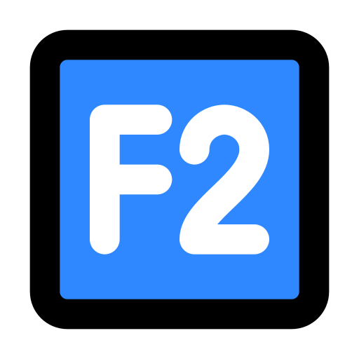 F, two, key icon - Free download on Iconfinder