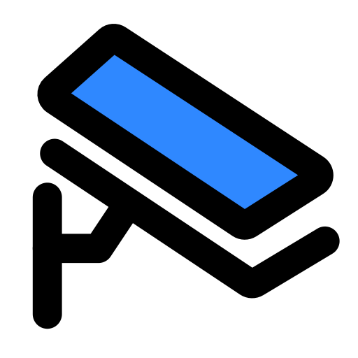 Surveillance, cameras, one icon - Free download