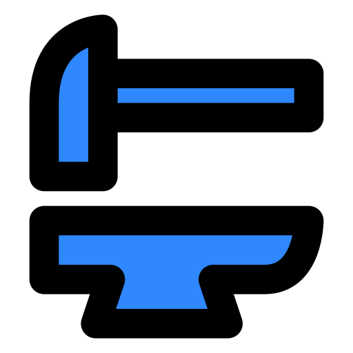 Hammer, and, anvil icon - Free download on Iconfinder