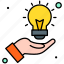 think, idea, innovation, lightbulb, technology 