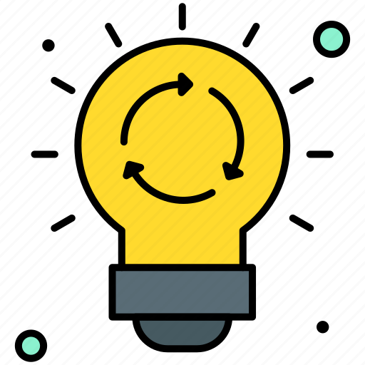 Restore, think, idea, innovation, lightbulb icon - Download on Iconfinder