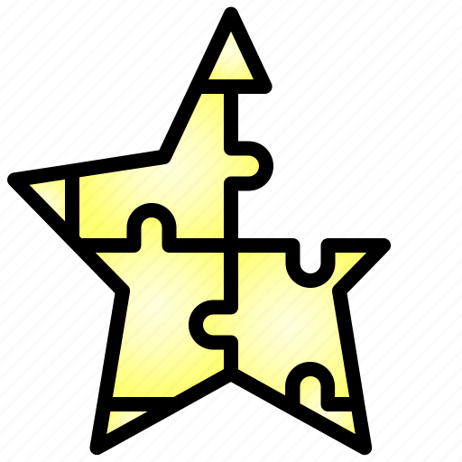 Star, asterisk, idea, creative, solution, jigsaw, contacts icon - Download on Iconfinder