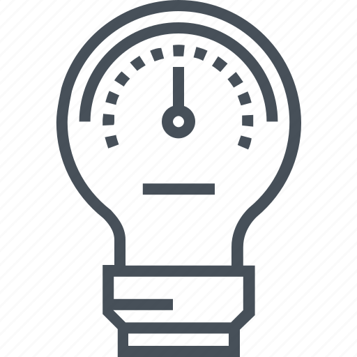 Creativity, fuel, idea, lamp, meter, performance, speed meter icon - Download on Iconfinder