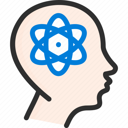 Atom, chemical, dream, head, mind icon - Download on Iconfinder