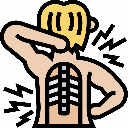 Backache, pain, spine, muscle, injury icon - Download on Iconfinder