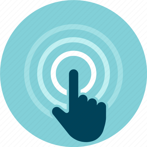 Digital, finger, pointing, tap, touch icon - Download on Iconfinder