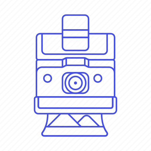 Polaroid, camera, analog, development, film, image, instant icon - Download on Iconfinder