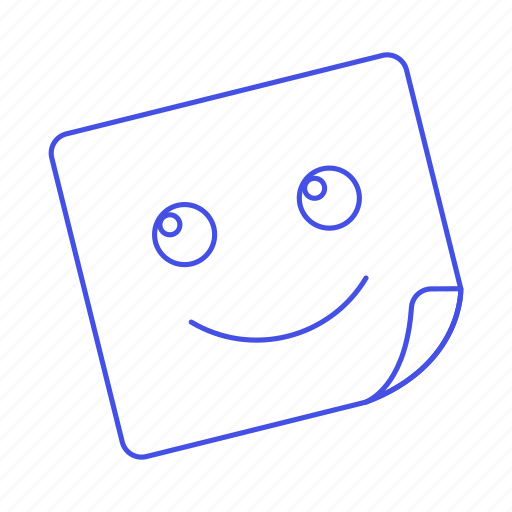 Square, sticker, smile, emoji, image, edition, smiley icon - Download on Iconfinder