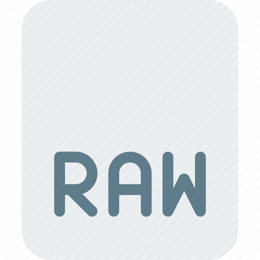 Raw, file, photo, image, files, format icon - Download on Iconfinder